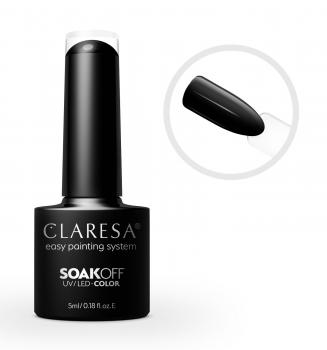 CLARESA SoakOFF UV/LED Gel - Black 900, 5 ml
